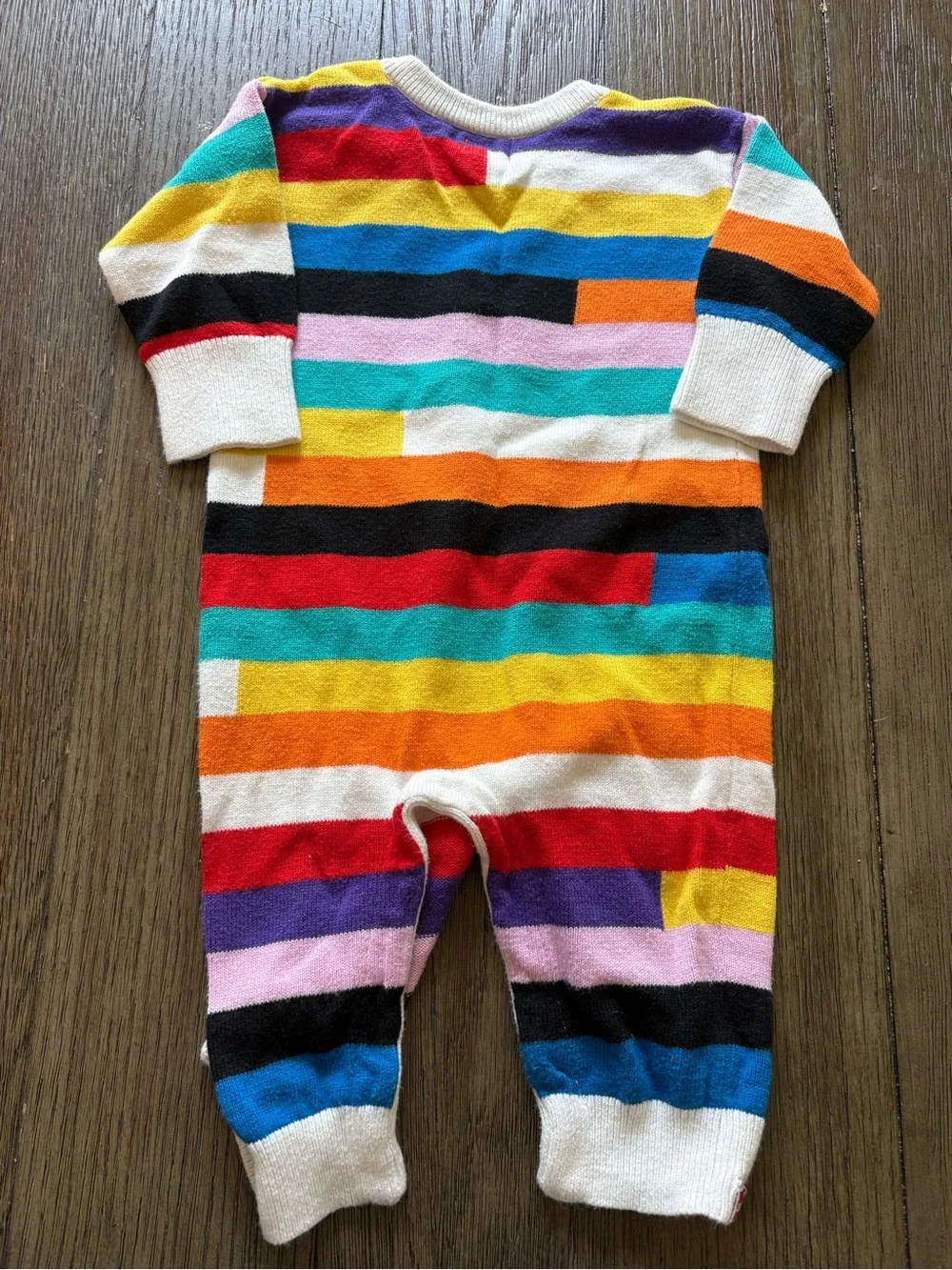 Limited Edition LEGO x Target Baby Multicolor Striped One-Piece Knit Romper